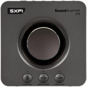 Купить Звуковая карта Creative USB Sound Blaster X4 (Super X-Fi Ultra DSP) 7.1 Ret - 4D-12218345 из реестра по лучшей цене