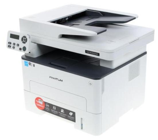 Лазерное многофункциональное устройство Pantum M7100DW, P/C/S, Mono laser, А4, 33 ppm (max 60000 p/mon), 525 MHz, 1200x1200 dpi, 256 MB RAM, PCL/PS, Duplex, ADF50, paper tray 250 pages, USB, LAN, WiFi, (незначительное повреждение коробки) — изображение 4