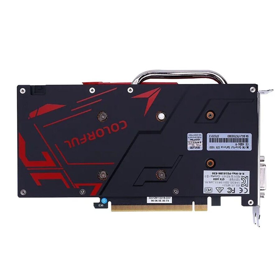 Видеокарта Colorful GTX1650 EX 4GD6-V 4GB GDDR6 128bit DVI DP HDMI 2FAN RTL — изображение 4