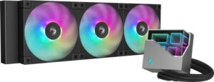 Купить Система водяного охлаждения Deepcool LT360 ARGB Soc-AM5/AM4/1200/1700/1851 черный 4-pin 38.71dB Al 300W 1856gr Ret (R-LT360-BKAMNC-G-1) - 4D-14379441 из реестра по лучшей цене