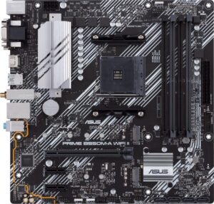 Купить Материнская плата Asus PRIME B550M-A WIFI II Soc-AM4 AMD B550 4xDDR4 mATX AC`97 8ch(7.1) GbLAN RAID+VGA+DVI+HDMI - 4D-13353366 из реестра по лучшей цене