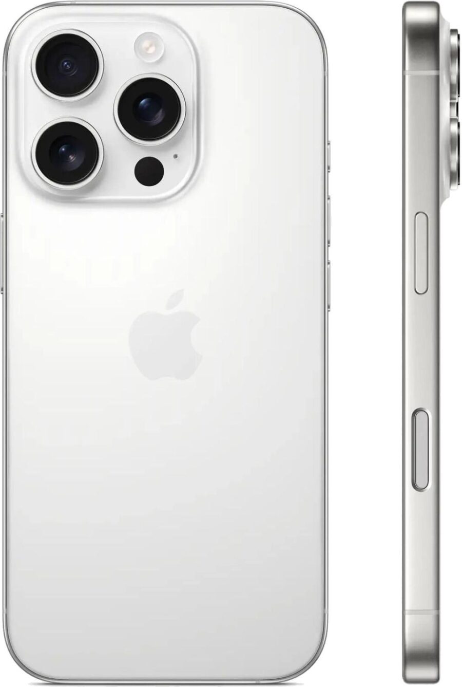 Смартфон Apple A3293 iPhone 16 Pro 128Gb белый титан моноблок 3G 4G 1Sim 6.3" 1206x2622 iOS 18 48Mpix 802.11 a/b/g/n/ac/ax/be NFC GPS Protect — изображение 2
