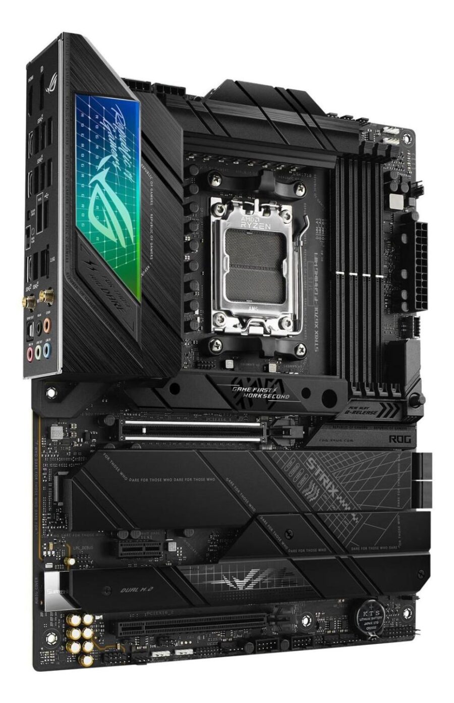 Материнская плата Asus ROG STRIX X670E-F GAMING WIFI SocketAM5 AMD X670 4xDDR5 ATX AC`97 8ch(7.1) 2.5Gg RAID+HDMI+DP — изображение 2