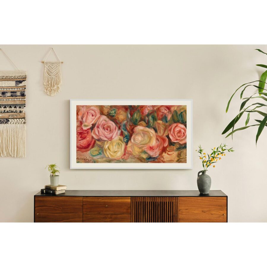 Телевизор ЖК 55'' Samsung/ 55", QLED Frame, Ultra HD, Matte Display, 120Hz, Tizen Smart TV, Wi-Fi, Voice, DVB-T2/C/S2, 2.0.2Ch, 40W, OTS, FreeSync Premium, 4HDMI, 2 USB, One Connect (Y22 4K), BLACK 2024 — изображение 2