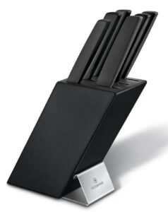 Купить Набор ножей кухон. Victorinox Swiss Modern Cutlery Block 6.7186.63 (6.7186.63) компл.:6предм. черный карт.коробка - 4D-14083322 из реестра по лучшей цене