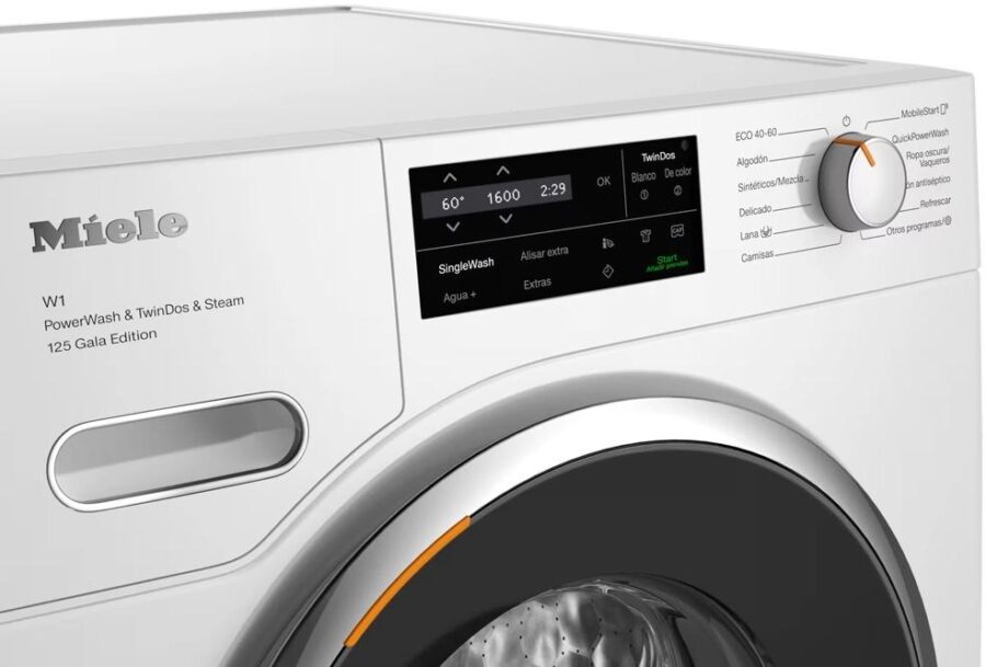 Стиральная машина Miele WWI880 WCS 125 класс: A загр.фронтальная макс.:9кг белый инвертер — изображение 3