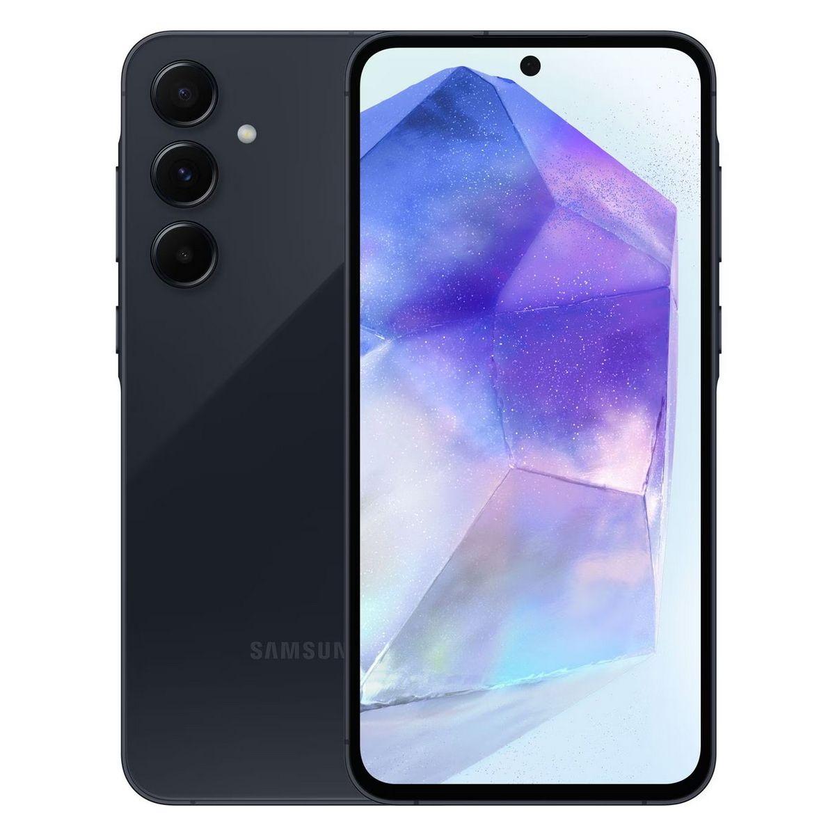 Смартфон Samsung Смартфон Samsung Galaxy A55 SM-A556E 8+256Gb черный (SM-A556EZKCSKZ)