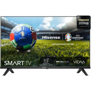 Телевизор ЖК 40'' Hisense/ 40", Full HD, Smart TV (ОС VIDAA U6), Wi-Fi, PCI 900, DVB-T2/T/C/S2/S, 2х7W, CI+(1.4), 2хHDMI, 2хUSB, Works with Alexa, Yandex, Black фото Купить Телевизор ЖК 40'' Hisense/ 40", Full HD, Smart TV (ОС VIDAA U6), Wi-Fi, PCI 900, DVB-T2/T/C/S2/S, 2х7W, CI+(1.4), 2хHDMI, 2хUSB, Works with Alexa, Yandex, Black - 4D-14427980 из реестра по лучшей цене