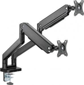 Купить Кронштейн для мониторов Ultramounts UM731 черный 17"-35" макс.16кг крепление к столешнице поворот и наклон - 4D-13950949 из реестра по лучшей цене