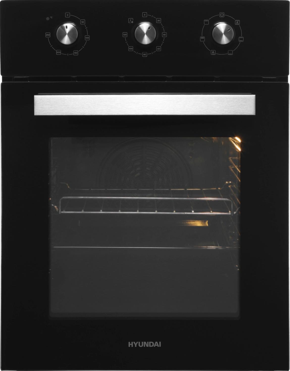 Духовой шкаф Электрический Hyundai HEO 45311 BG черный — изображение 2