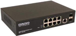 Купить Коммутатор Osnovo SW-70802/L2 (L2) 8x1Гбит/с 2SFP управляемый - 4D-13420138 из реестра по лучшей цене