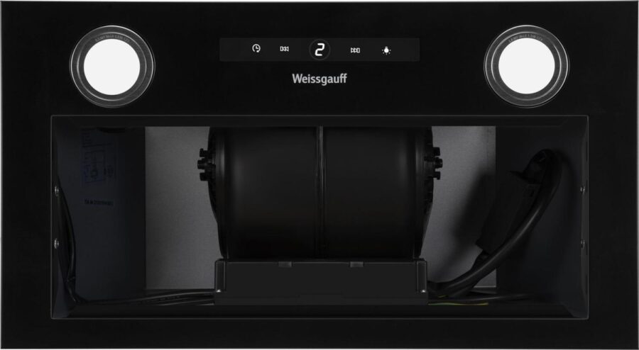 Вытяжка встраиваемая Weissgauff BOX 1200 BL черный управление: сенсорное (1 мотор) — изображение 3