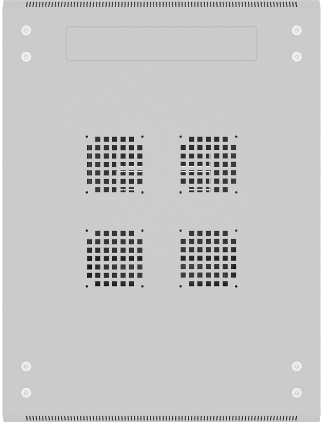 Шкаф серверный NTSS Премиум (NTSS-R42U6080GS) напольный 42U 600x800мм пер.дв.стекл металл 900кг серый 710мм 87.7кг 1987мм IP20 сталь — изображение 4