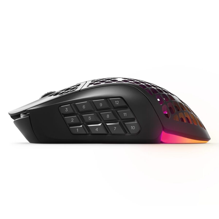 Мышь SteelSeries Aerox 9 Wireless Ultra-Lightweight MMO/MOBA Mouse — изображение 3