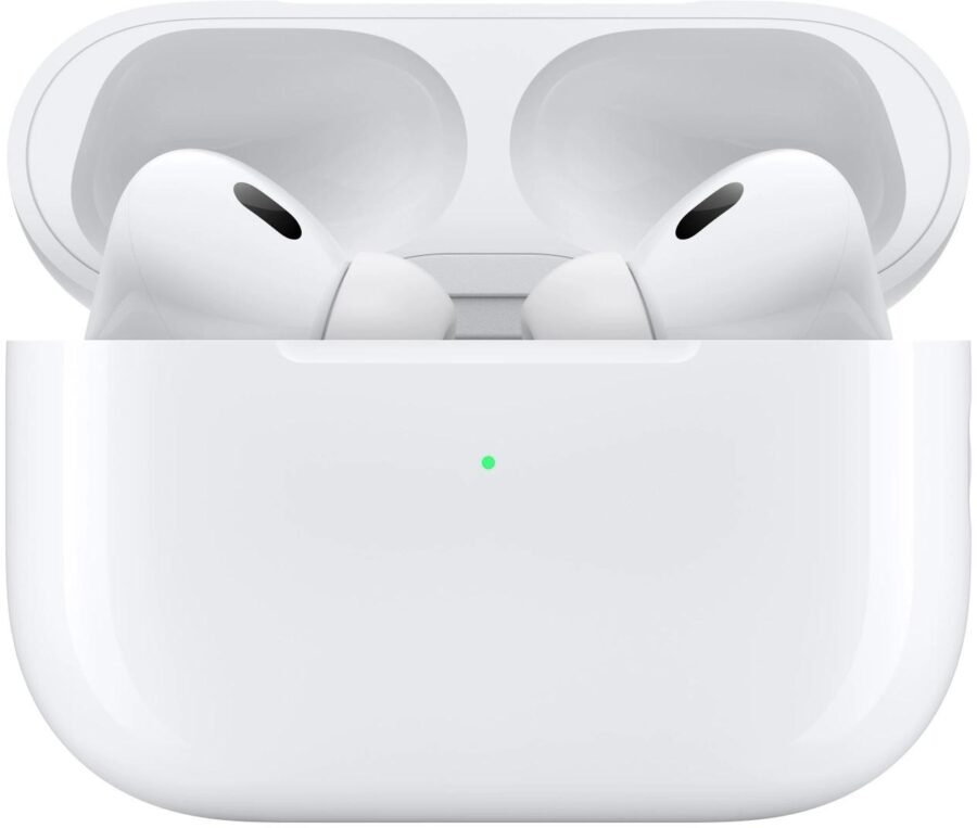 Гарнитура внутриканальные Apple AirPods Pro 2 2023 USB-C A3047/A3048/A2968 белый беспроводные bluetooth в ушной раковине (MTJV3LL/A) — изображение 3