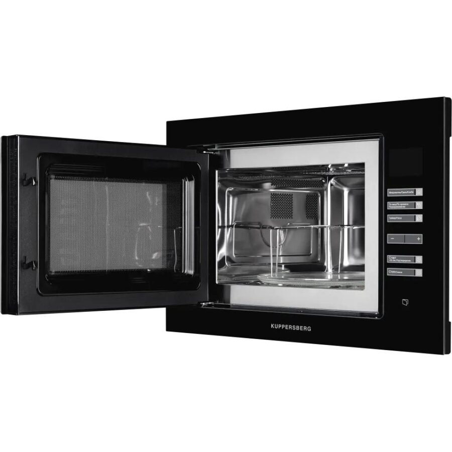 Встраиваемая микроволновая печь Kuppersberg/ Встраиваемая, 18 л, High-Tech, 700 Вт, 8 программ, черный цвет — изображение 3