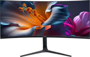 Купить Монитор IRBIS NOBLEVIEW 38'' LED Monitor Curved 3840x1600, 21:9, IPS, 300 cd/m2, 2000:1, 3ms, HDMI, DP USB-C(65W) USB-Ax2 USB-B 75Hz Tilt Height Swivel Speak VESA Black 3y  (China) - 4D-15484998 из реестра по лучшей цене
