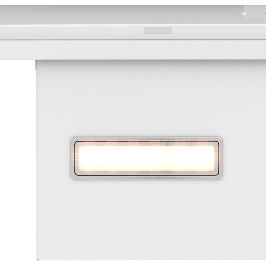 Вытяжка Franke/ Best, Вытяжка наклонная TEMPER 60 WH, 60 см, 1000 м3/ч, сенсорное управление, LED освещение, 62 дБ, Угольный фильтр Ф-09 (опция), Основной цвет белый, Фальштруба белый цвет — изображение 2
