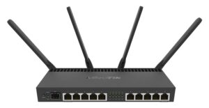 Купить Роутер беспроводной MikroTik RB4011iGS+5HacQ2HnD-IN AC2000 10/100/1000BASE-TX/SFP+ черный - 4D-13344305 из реестра по лучшей цене