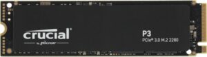 Купить Накопитель SSD Crucial PCIe 3.0 x4 4TB CT4000P3SSD8 P3 M.2 2280 - 4D-15134328 из реестра по лучшей цене