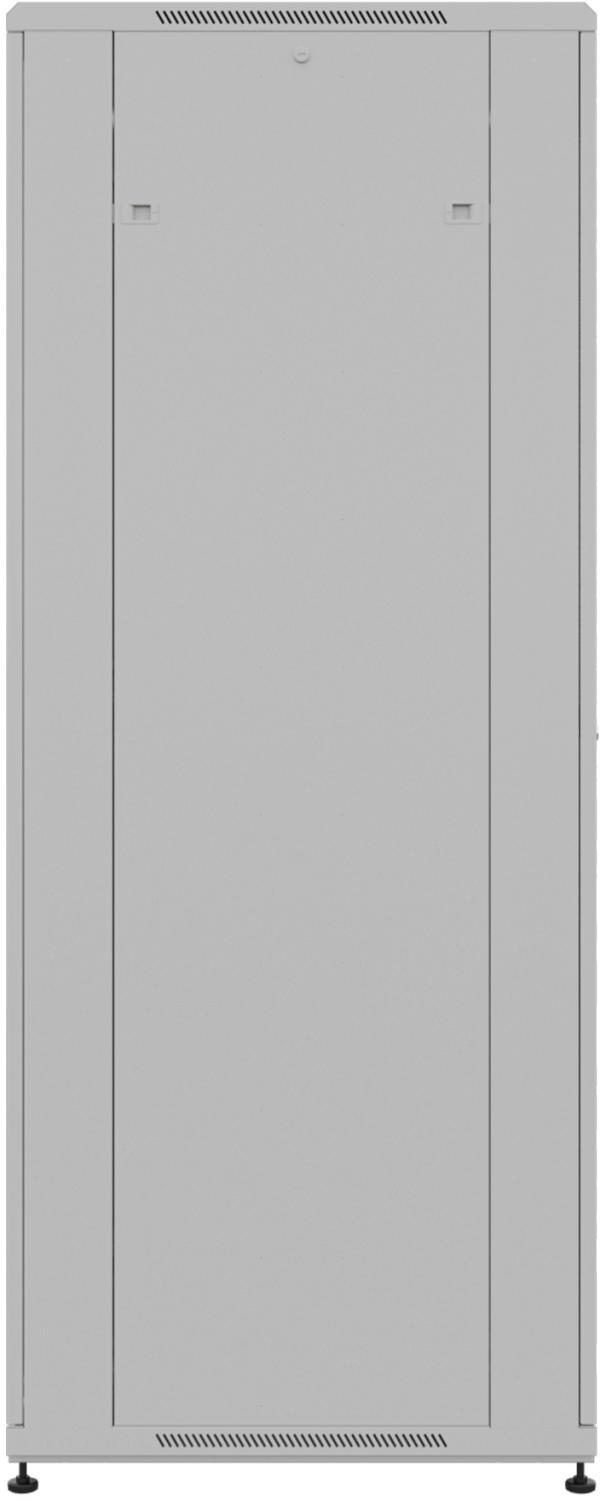 Шкаф серверный NTSS Премиум (NTSS-R42U6080GS) напольный 42U 600x800мм пер.дв.стекл металл 900кг серый 710мм 87.7кг 1987мм IP20 сталь — изображение 3