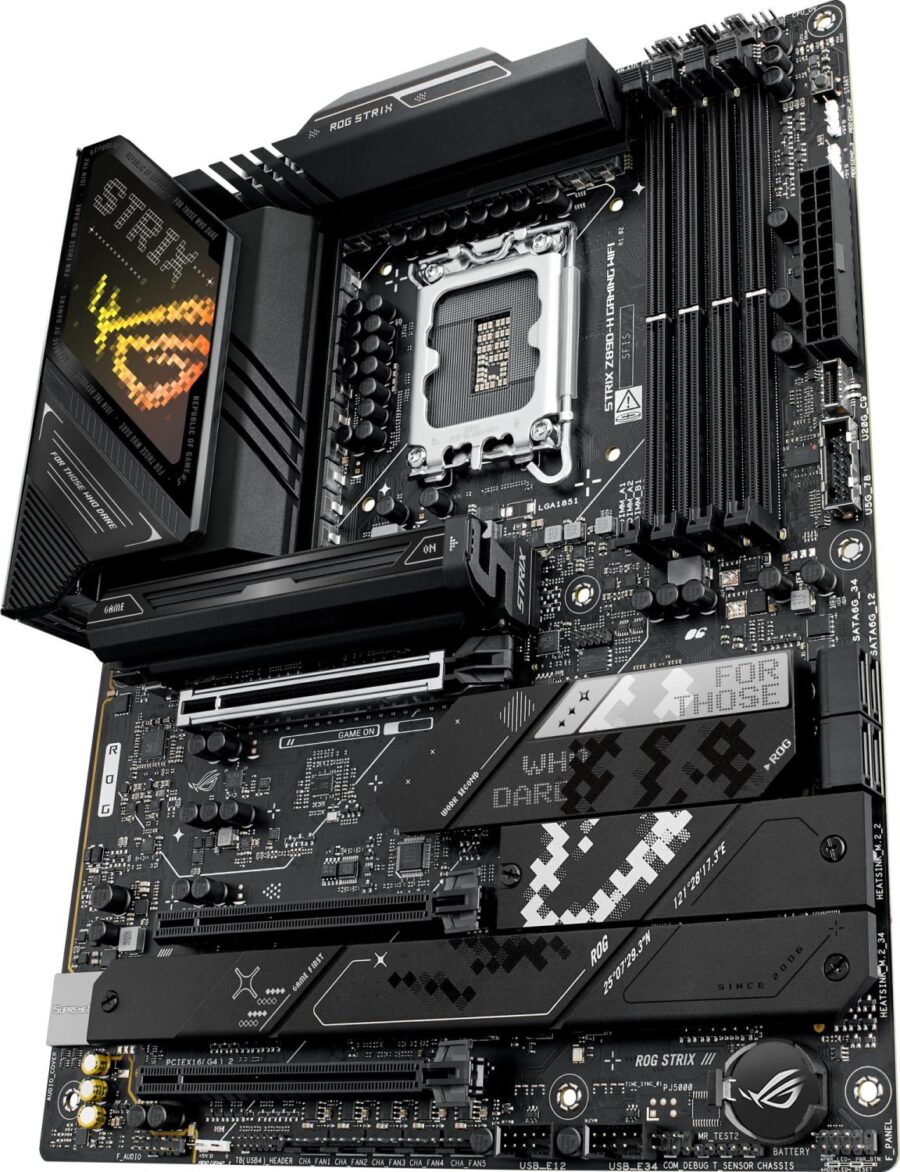 Материнская плата Asus ROG STRIX Z890-H GAMING WIFI Soc-1851 Intel Z890 4xDDR5 ATX AC`97 8ch(7.1) 5Gigabit RAID+HDMI+DP — изображение 2