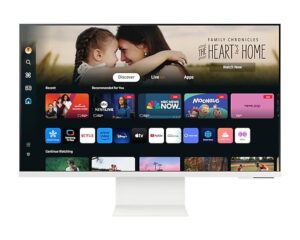 Купить Монитор Samsung 32" Smart monitor M8 S32DM801UI VA 16:9 3840x2160x60Hz 4ms 400cd 3000:1 178/178 1млрд HDMI USB-C(65W) 2*USB 2.0 Spk10W Tizen HDR10+ sRGB 99% Tilt HAS Pivot Cam WiFi5 BT5.2 VESA White ПультДУ - 4D-14627934 из реестра по лучшей цене