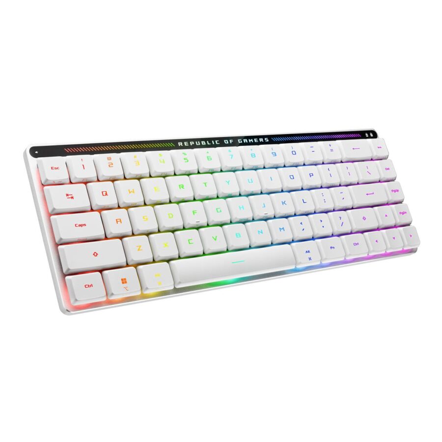 Клавиатура ASUS M603 FALCHION RX LP ROG RX Blue ABS 65% USB 2.4GHz BT — изображение 4