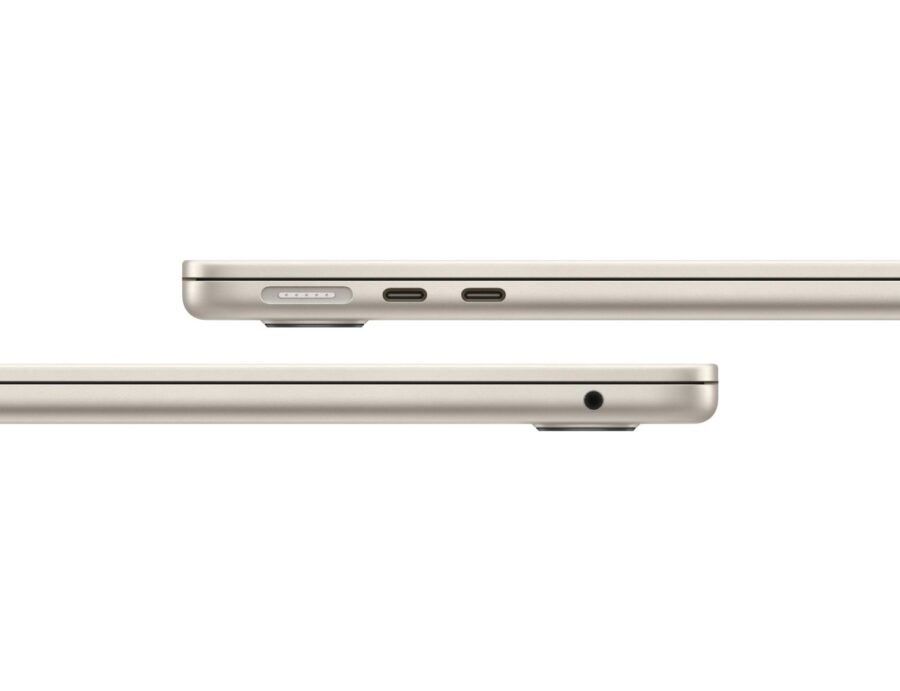 Ноутбук Apple 13-inch MacBook Air: Apple M2 with 8-core CPU, 8-core GPU/16Gb/256GB SSD - Starlight/EN — изображение 4