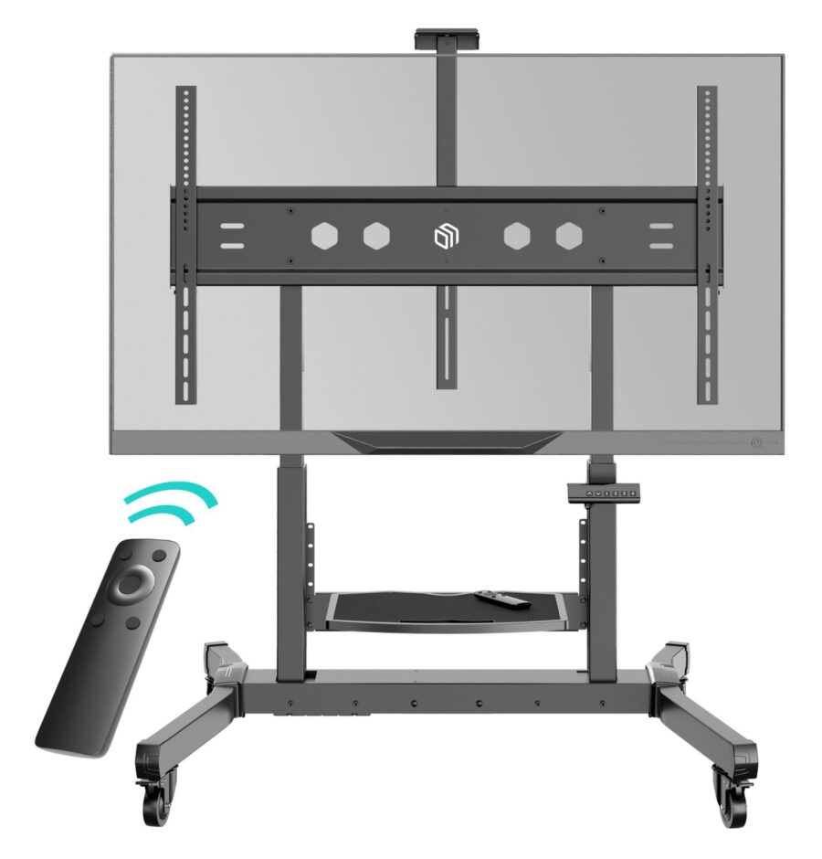 Стойка для телевизора Onkron TS1991 eLift черный 50"-100" макс.120кг напольный наклон — изображение 3
