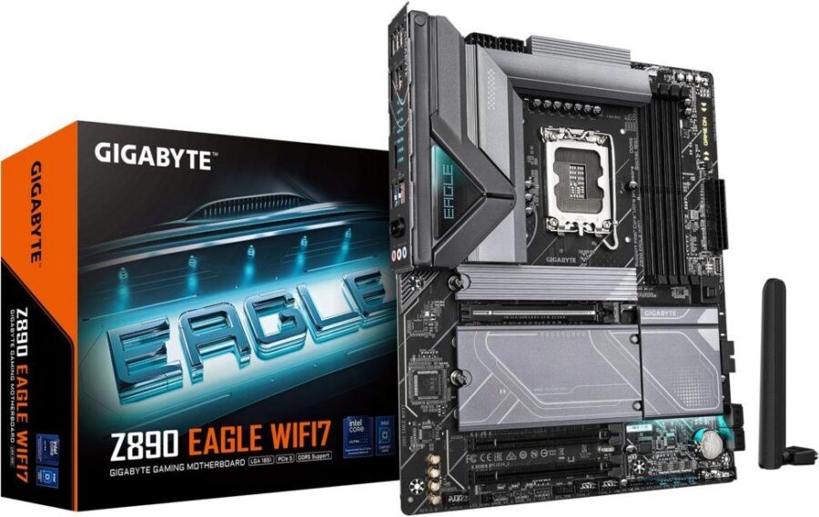 Материнская плата Gigabyte Z890 EAGLE Soc-1851 Intel Z890 4xDDR5 ATX AC`97 8ch(7.1) 2.5Gg RAID+DP — изображение 4