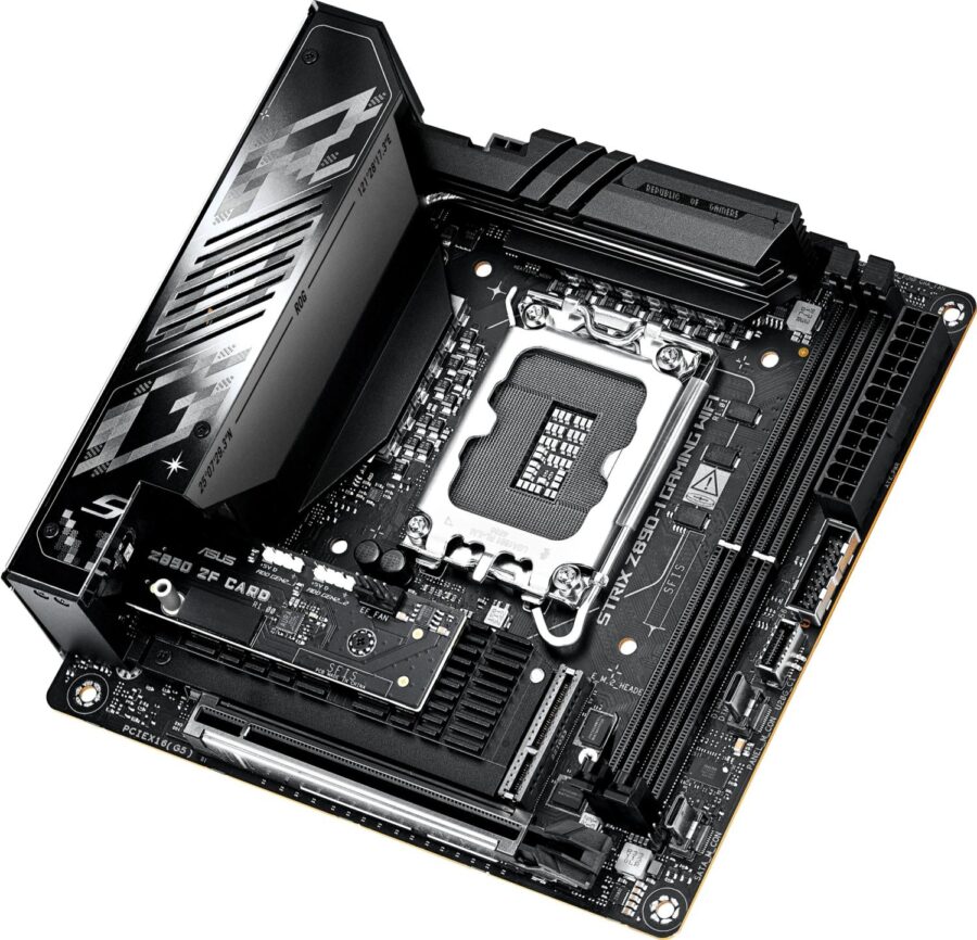 Материнская плата Asus ROG STRIX Z890-I GAMING WIFI Soc-1851 Intel Z890 2xDDR5 mini-ITX AC`97 8ch(7.1) 2.5Gg RAID+HDMI — изображение 4