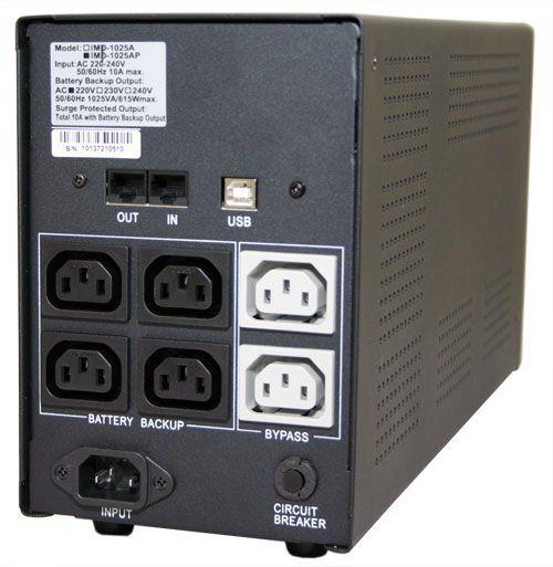 Источник бесперебойного питания Powercom Back-UPS IMPERIAL, Line-Interactive, 3000VA/1800W, Tower, 6*IEC320-C13 (6 batt), USB (747928) — изображение 3