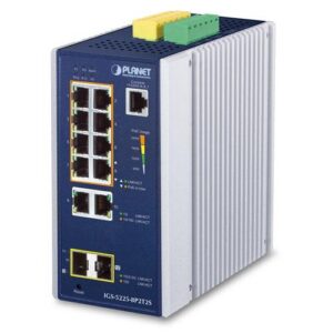 Купить коммутатор/ PLANET IP30 Industrial L2+/L4 8-Port 1000T 802.3at PoE + 2-Port 10/100/1000T + 2-Port 100/1000X SFP Full Managed Switch (-40 to 75 C, dual redundant power input on 48~56VDC terminal block, DIDO, ERPS Ring, 1588, ONVIF, Cybersecurity features) - 4D-13733649 из реестра по лучшей цене