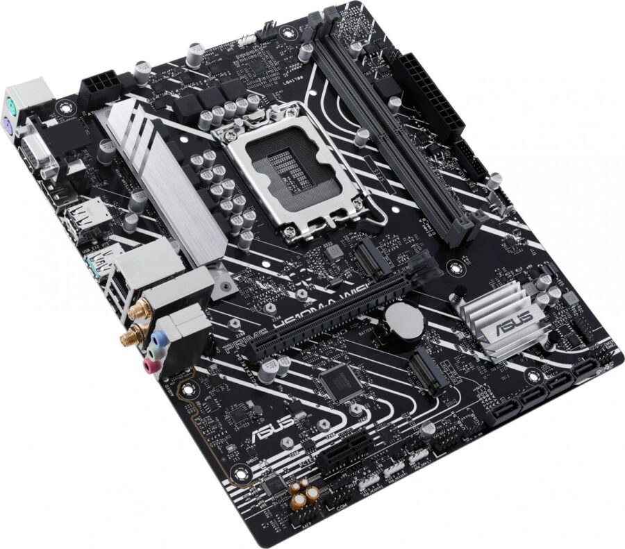 Материнская плата Asus PRIME H610M-A WIFI Soc-1700 Intel H610 2xDDR5 mATX AC`97 8ch(7.1) GbLAN+VGA+HDMI+DP — изображение 4