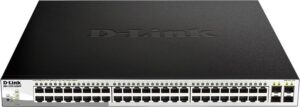 Купить Коммутатор D-Link DGS-1210-52MPP/E2A (L2) 48x1Гбит/с 4SFP 48PoE 740W управляемый - 4D-13165769 из реестра по лучшей цене