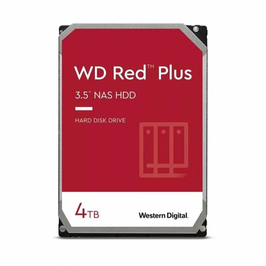 Жесткий диск/ HDD WD SATA3 4Tb NAS Red Plus 5400 256Mb 1 year warranty — изображение 2