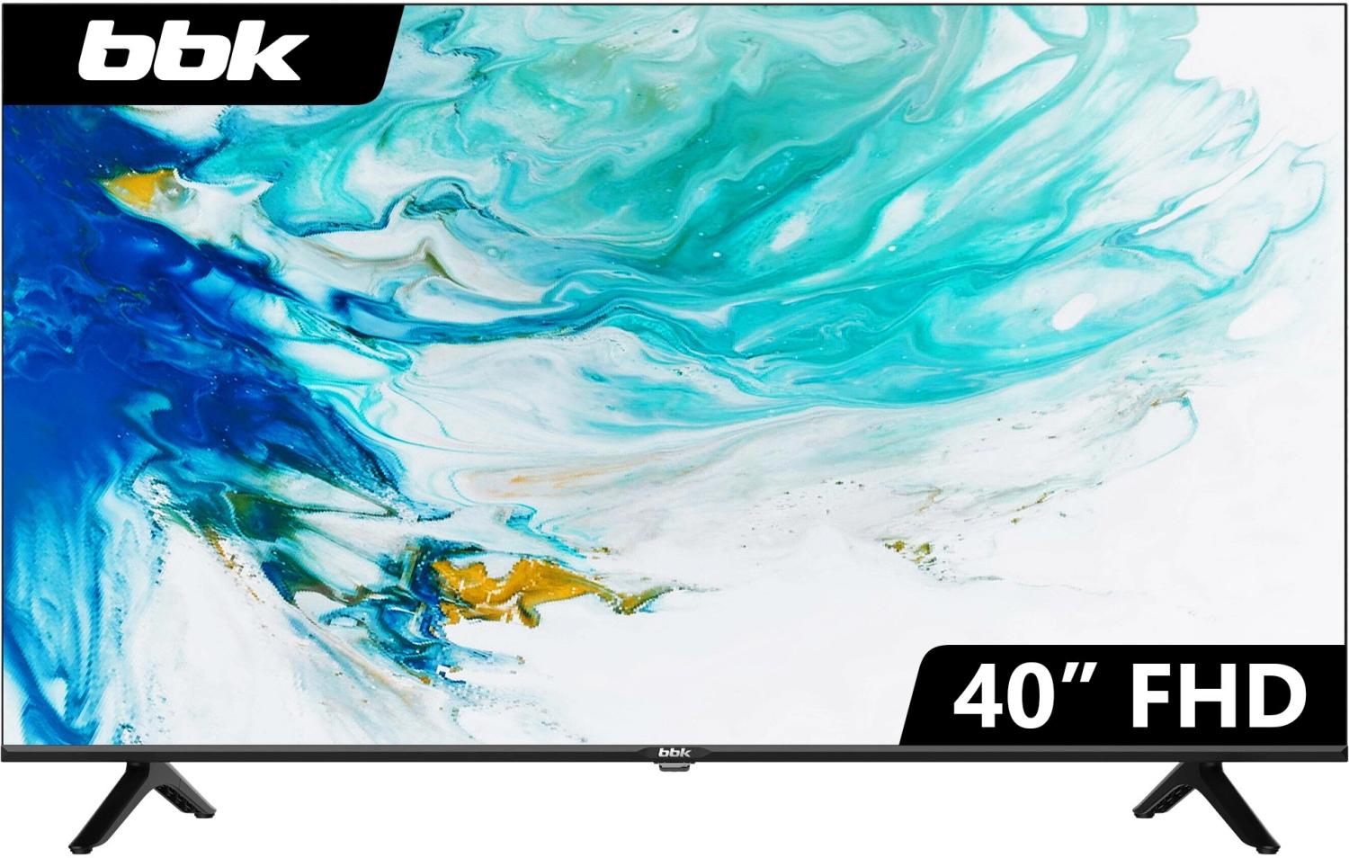 Телевизор LED BBK 40" 40LEM-1033/FTS2C (B) черный FULL HD 60Hz DVB-T2 DVB-C DVB-S2 USB (RUS) — изображение 2