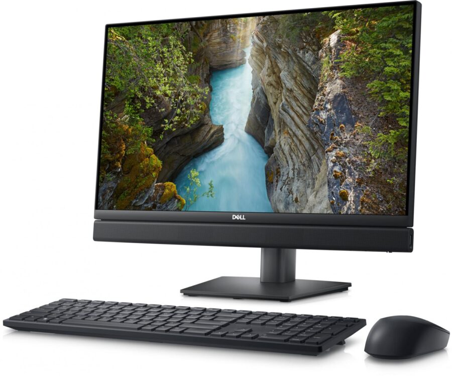 Моноблок Dell Optiplex 7410 Plus 23.8" Full HD i7 13700 (2.1) 16Gb SSD512Gb UHDG 770 CR Linux Ubuntu GbitEth WiFi BT 240W клавиатура мышь Cam серебристый 1920x1080 — изображение 3