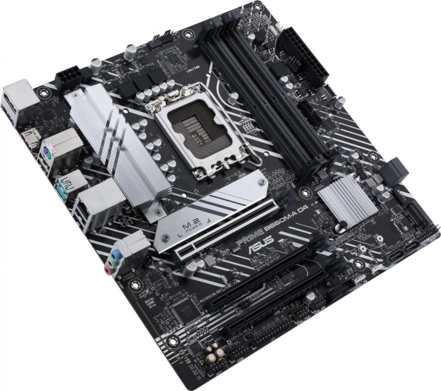 Материнская плата Asus PRIME B660M-A D4-CSM Soc-1700 Intel B660 4xDDR4 mATX AC`97 8ch(7.1) GbLAN RAID+HDMI+DP — изображение 3