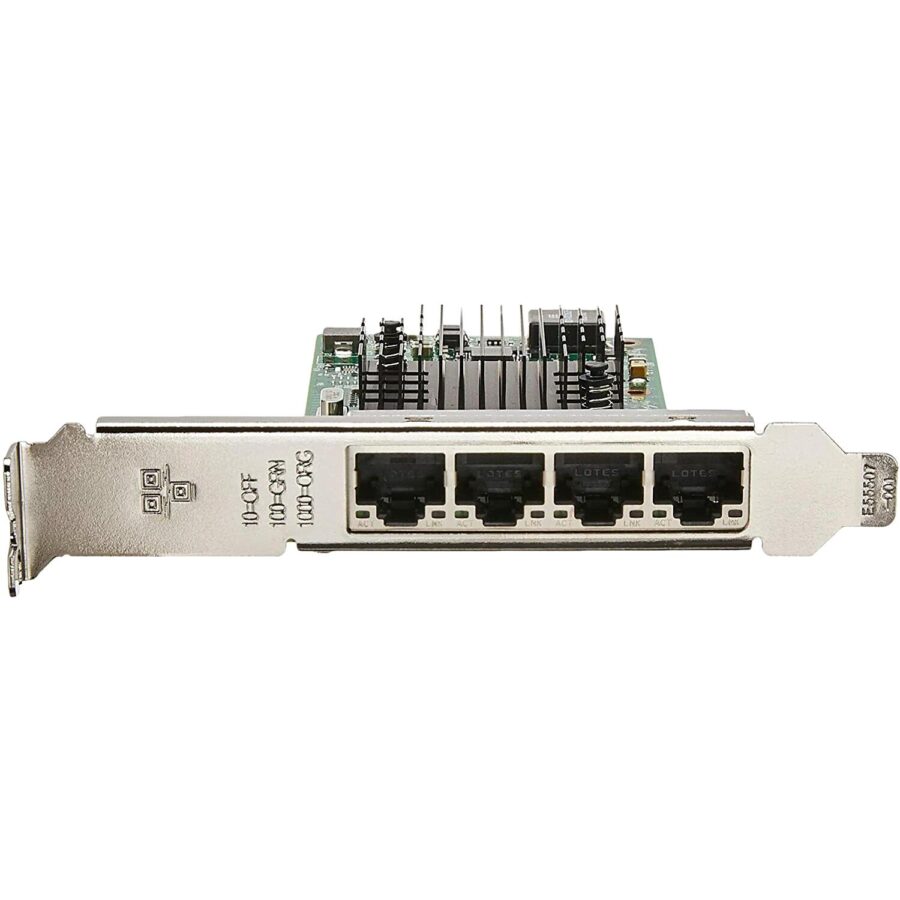 Сетевая карта/ Intel® Ethernet Server Adapter I350-T4, 4 x Gbit Ports RJ-45, PCI-E x4, iSCSI, NFS, VMDq — изображение 3