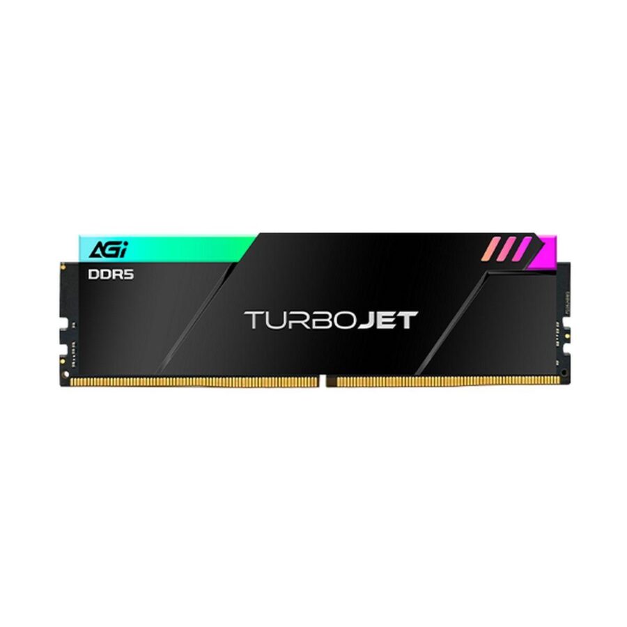 Модуль памяти AGI 32GB DDR5 6800MHz OC UDIMM RGB CL34, kit 16gb*2, HEATSINK- Turbojet+RGB lightbar — изображение 2