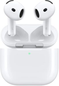 Купить Гарнитура вкладыши Apple A3055,A3056,A3059 AirPods 4 ANC белый беспроводные bluetooth в ушной раковине (MXP93ZP/A) - 4D-15501489 из реестра по лучшей цене