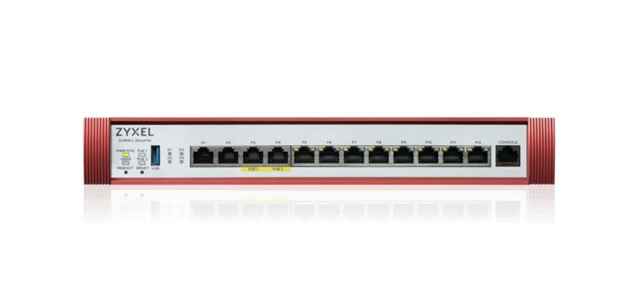 Межсетевой экран/ Межсетевой экран Zyxel USG FLEX 500H, Rack, 2xRJ-45: 1/2.5G (LAN/WAN), 2xRJ-45: 1/2.5G PoE+ (LAN/WAN), 8xRJ-45: 1G (LAN/WAN), 1xUSB3.0 ** — изображение 4