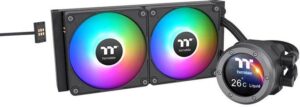 Купить Система водяного охлаждения Thermaltake TH280 V2 Ultra EX ARGB Soc-AM5/AM4/1200/1700/1851 черный 4-pin 30.7dB Al+Cu LCD Ret (CL-W416-PL14SW-A) - 4D-14736574 из реестра по лучшей цене