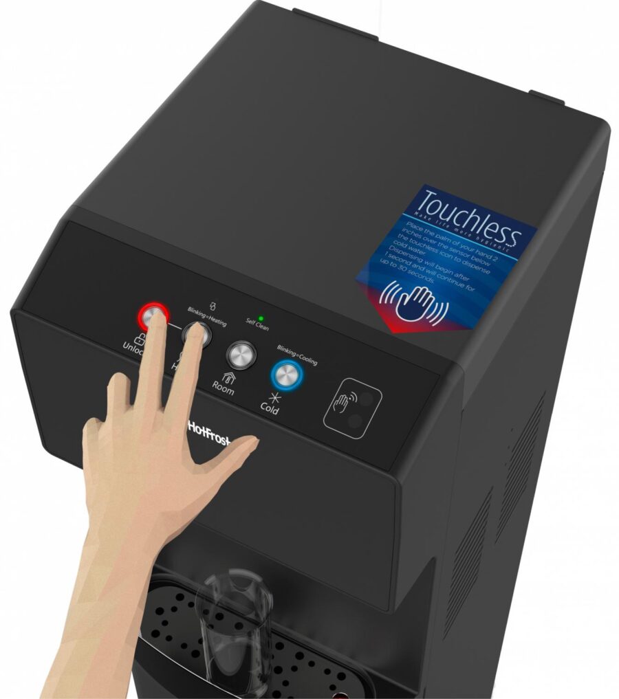 Кулер Hotfrost V450 AMI напольный компрессорный черный — изображение 2