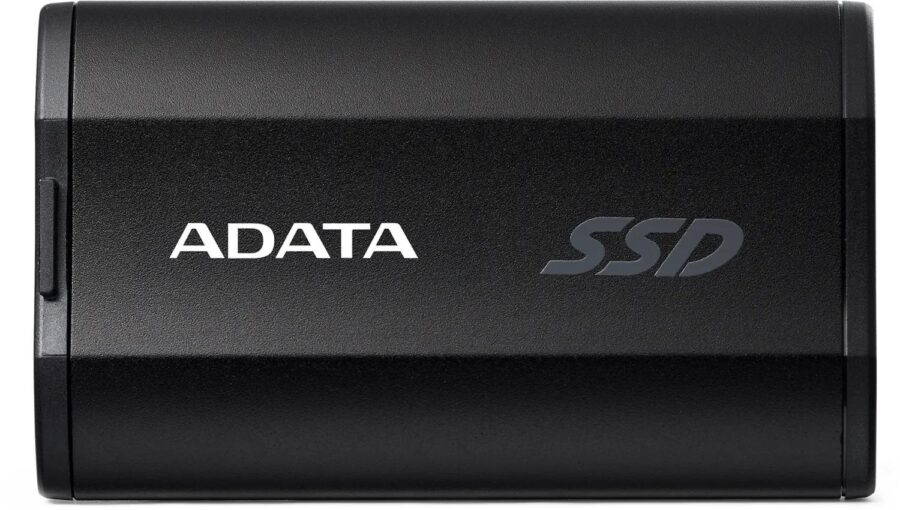 Твердотельный накопитель/ ADATA External SSD SD810, 4000GB, Type-C, USB 3.2 Gen2х2, up to R/W 2000/2000 MB/s, 72.7x44x12.2mm, Black (5 лет)