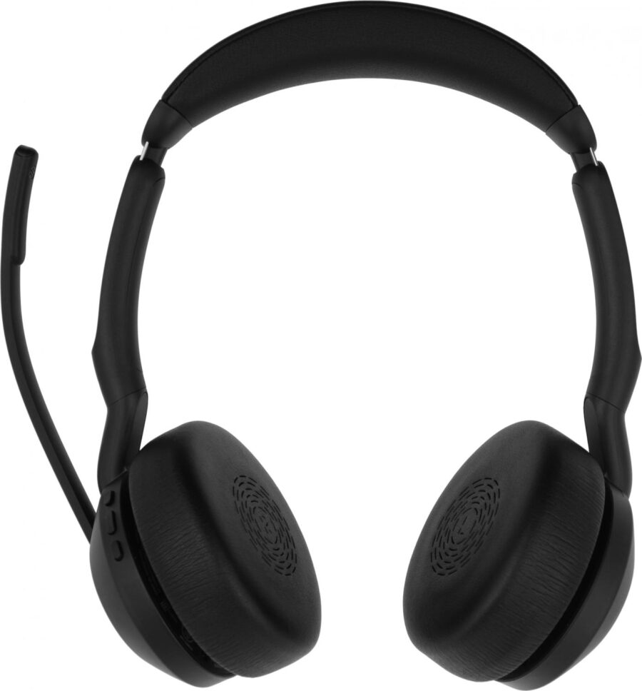 Наушники с микрофоном Jabra Evolve2 55, Link380c MS Stereo черный накладные BT оголовье (25599-999-899) — изображение 3