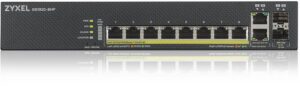 Купить Коммутатор/ ZYXEL GS1920-8HPv2 Hybrid Smart switch PoE+ ZYXEL Nebula Flex, 8xGE PoE+, 2xCombo (SFP/RJ-45), silent (fanless), budget PoE 130W, Standalone / cloud management - 4D-9614389 из реестра по лучшей цене