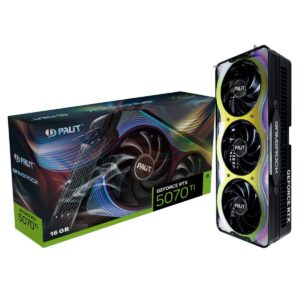 Купить Видеокарта Palit RTX5070Ti GAMEROCK 16GB GDDR7 256bit 3xDP HDMI 3FAN RTL - 4D-15634981 из реестра по лучшей цене